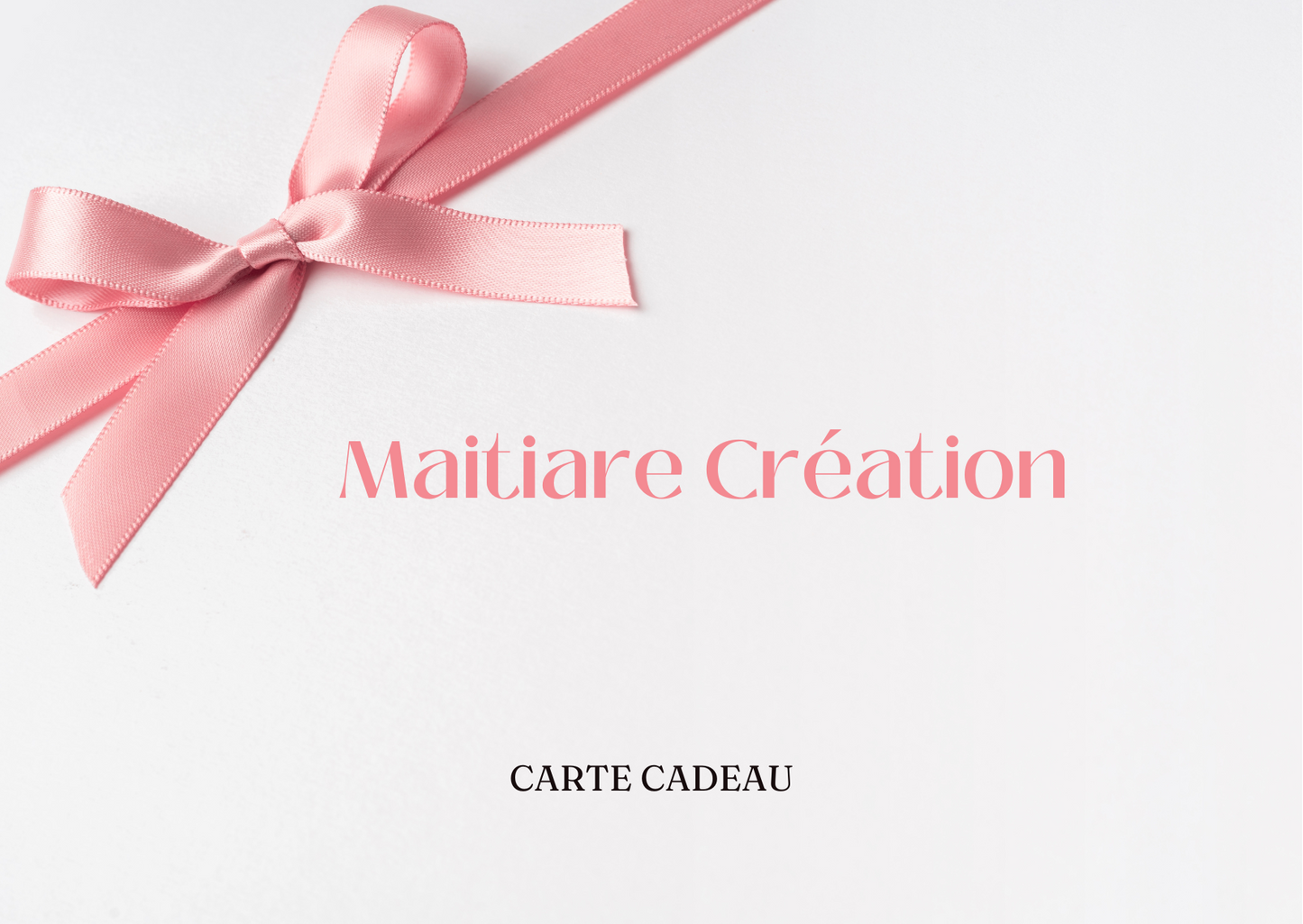 Carte Cadeaux